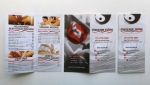 4ppDL brochure folded and flat effect  | PinPrint