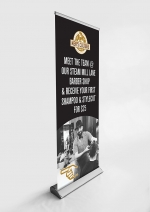 Luxury pull up banner artwork design