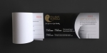 Black & gold color chequebook style gift vouchers