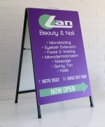 Steel(Metal) A Frame Print for Lan Beauty & Nail